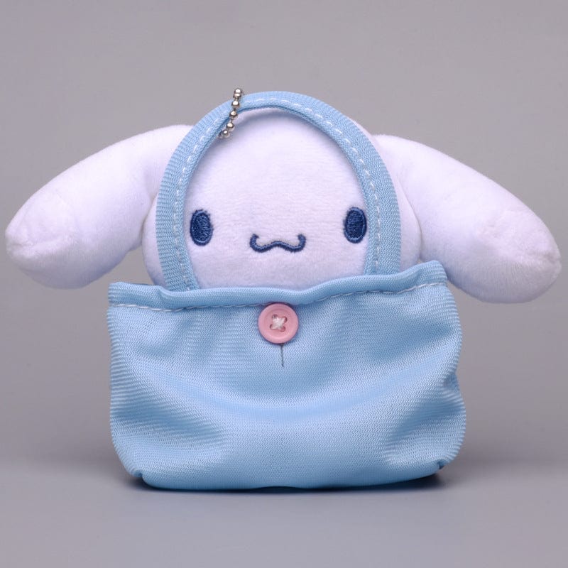 Porte-clés en peluche mini sac à main Kawaii