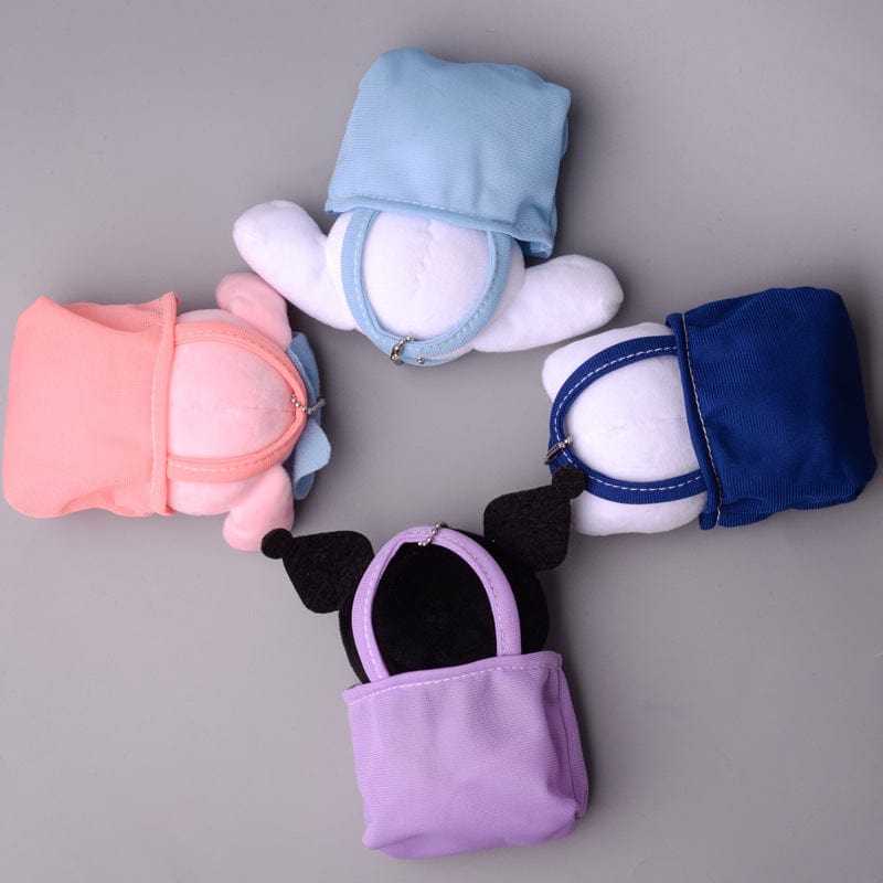 Porte-clés en peluche mini sac à main Kawaii