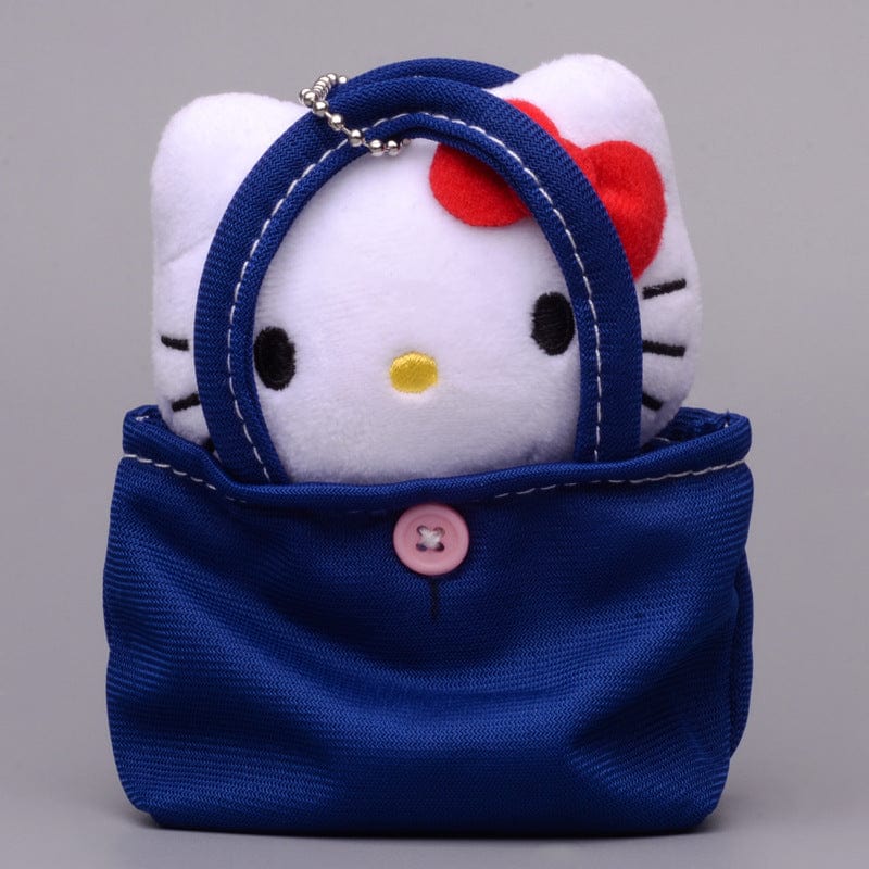 Porte-clés en peluche mini sac à main Kawaii