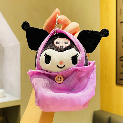 Porte-clés en peluche mini sac à main Kawaii