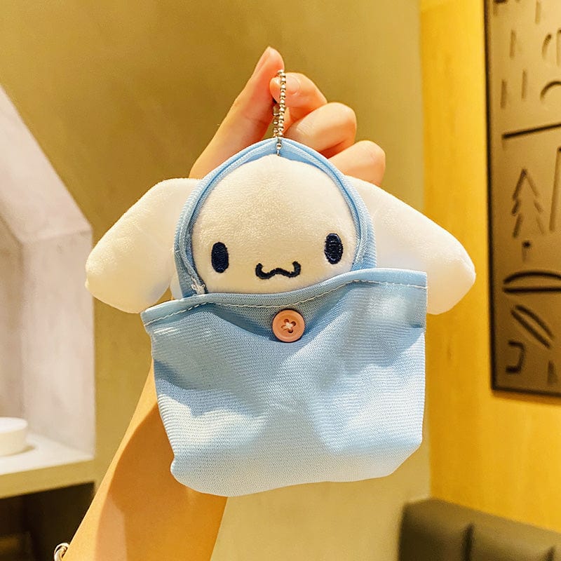 Porte-clés en peluche mini sac à main Kawaii