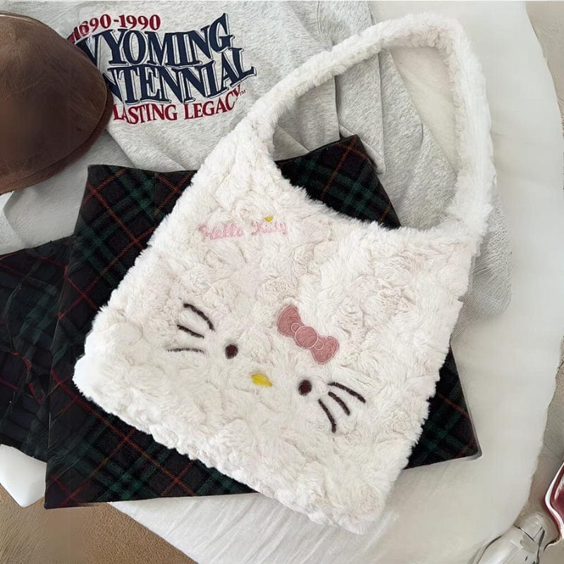 Sac à bandoulière en peluche Hello Kitty de Sanrio