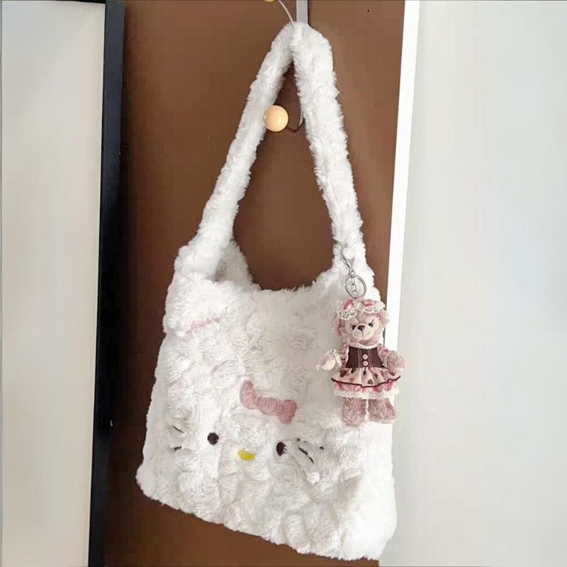 Sac à bandoulière en peluche Hello Kitty de Sanrio