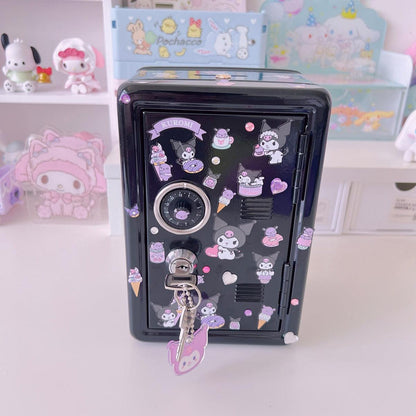 Sanrio Safe Box Desktop Organizer with Piggy Bank Functionality - In Kawaii Shop