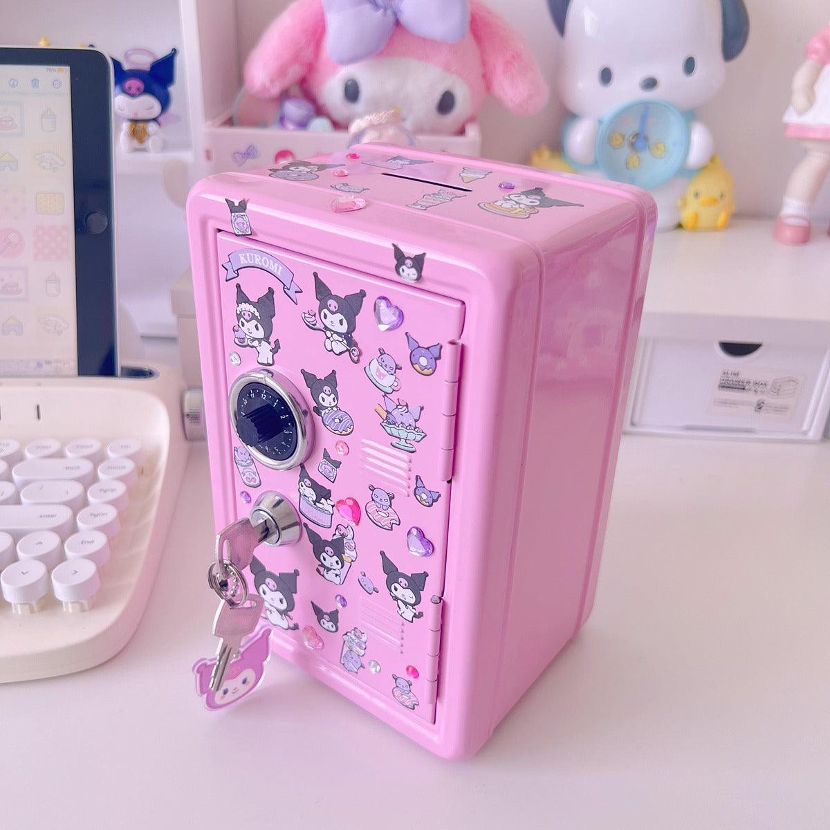 Sanrio Safe Box Desktop Organizer with Piggy Bank Functionality - In Kawaii Shop