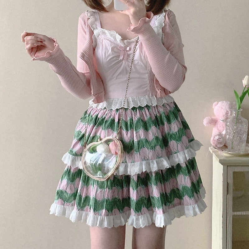 Satin Angeldoll Bustier Crop Top - angelcore, crop top, crop tops, cropped shirt, cropped top Kawaii Babe