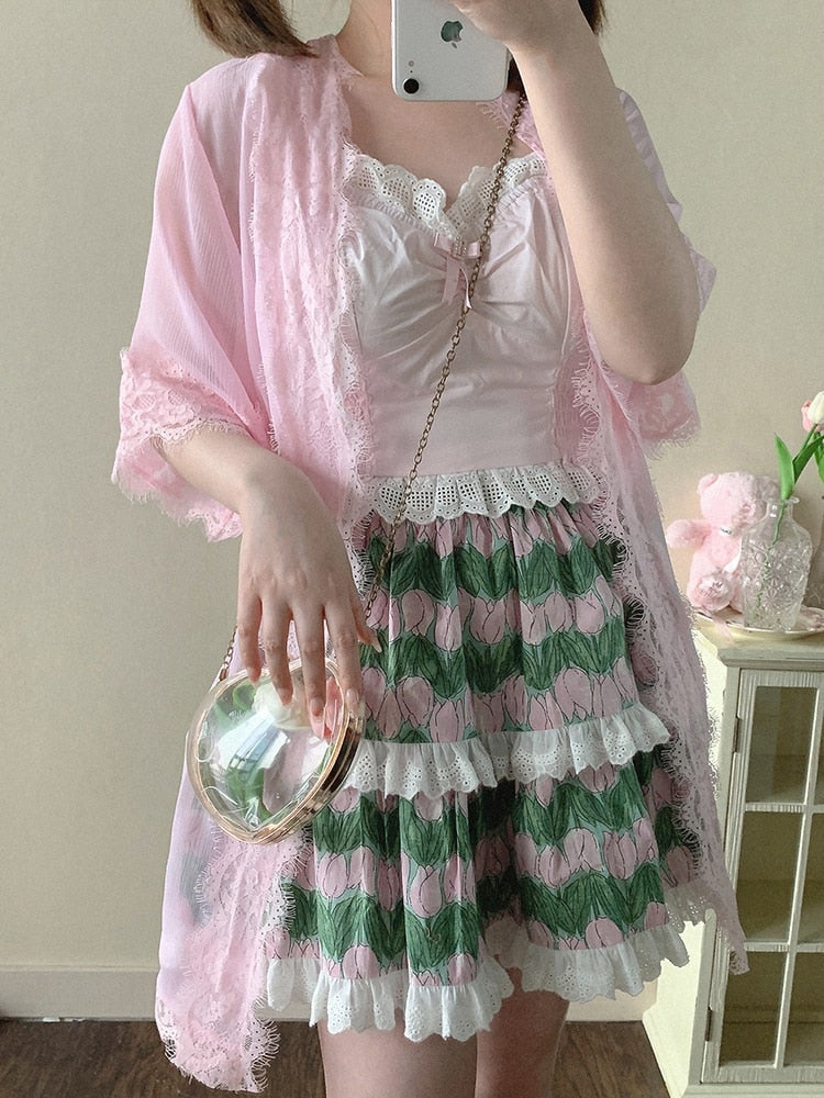 Satin Angeldoll Bustier Crop Top - angelcore, crop top, crop tops, cropped shirt, cropped top Kawaii Babe