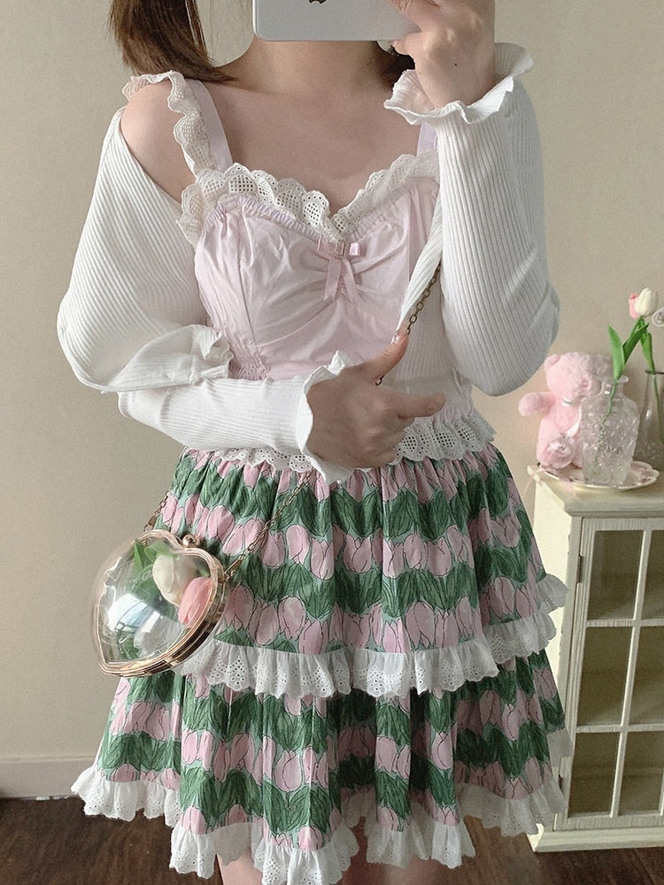 Satin Angeldoll Bustier Crop Top - angelcore, crop top, crop tops, cropped shirt, cropped top Kawaii Babe