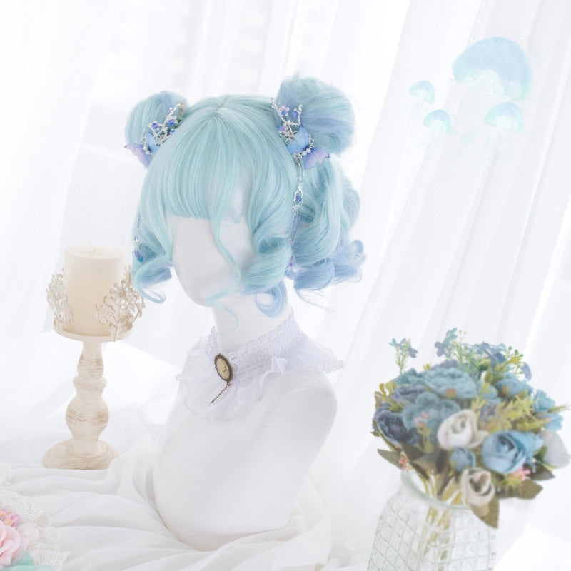 Shades Of Blue Bob Wig - kanekalon, lolita bag, wig, wigs Kawaii Babe