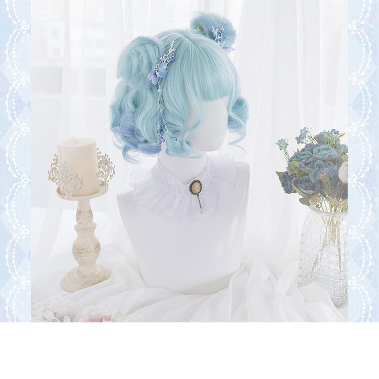 Shades Of Blue Bob Wig - kanekalon, lolita bag, wig, wigs Kawaii Babe