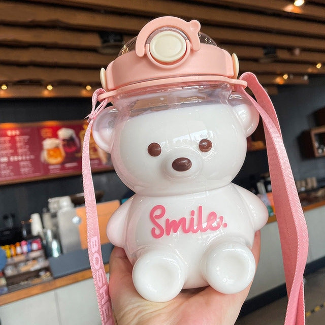 Smile Bear Bottles - Pink - adult bottle, bottles, baby bear bottle