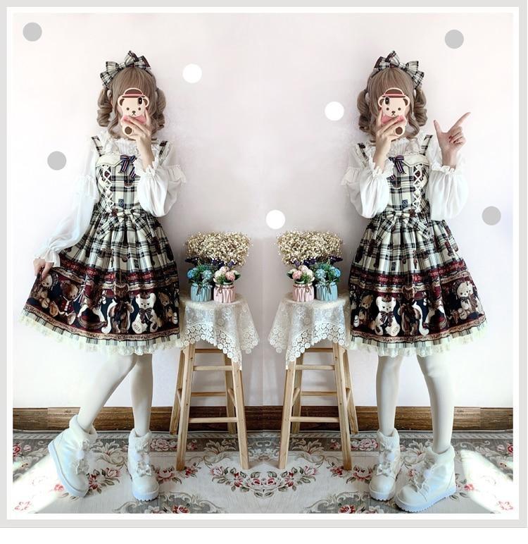 Snowy Bear Booties - anke boots, ankle baby doll biker booties