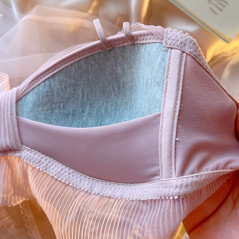 Soft Chiffon Princess Lingerie Set - angelcore, dollette, ethereal, fairycore, kawaii lingerie