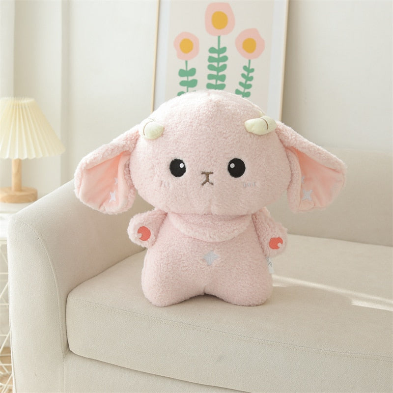 Kawaii soft cosmic galaxy sheep plushie stuffed animal