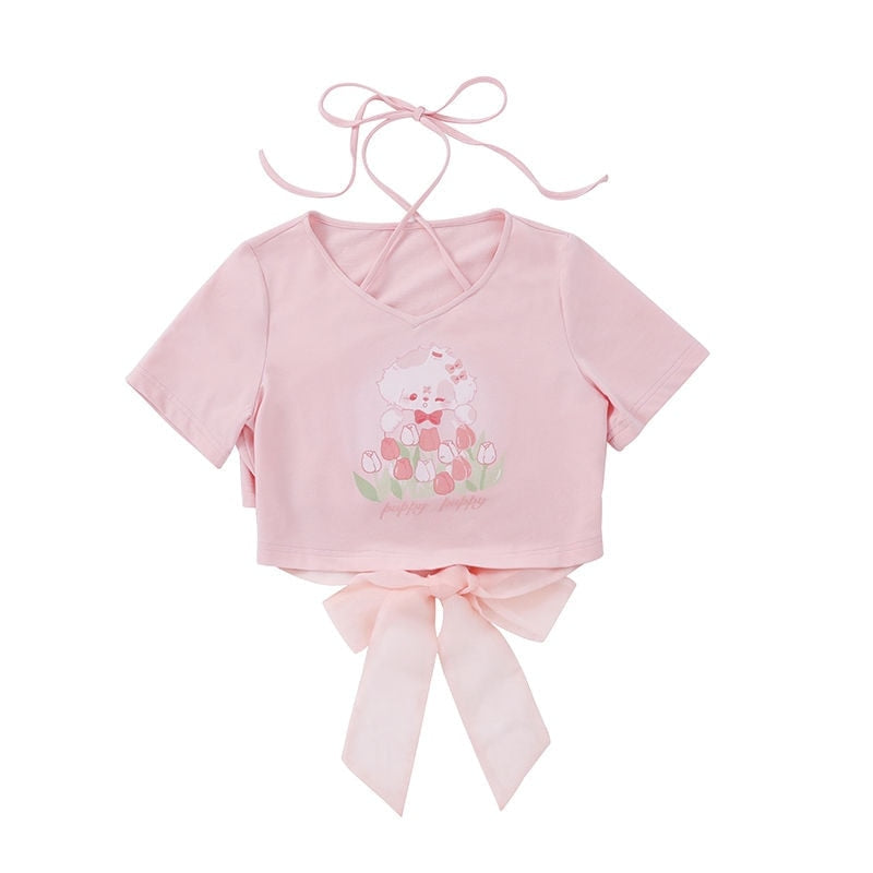 Spring Bunny Crop Top - crop top, crop tops, easter, shirts Kawaii Babe