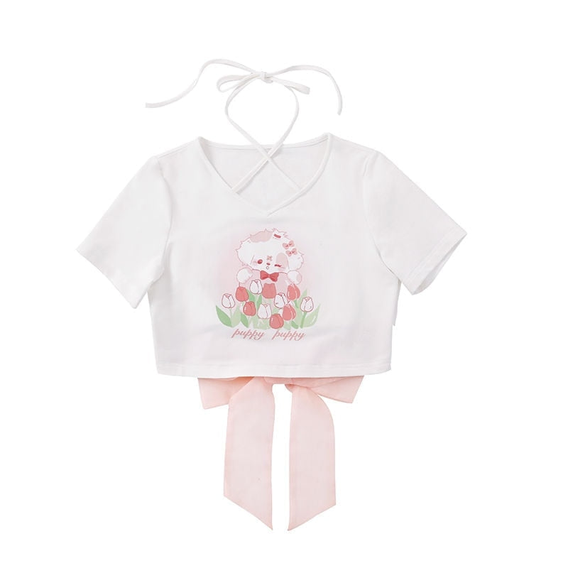 Spring Bunny Crop Top - crop top, crop tops, easter, shirts Kawaii Babe