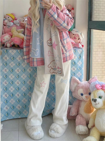 Star Girl Pants - fairy-kei, jogging pants, pants, star Kawaii Babe