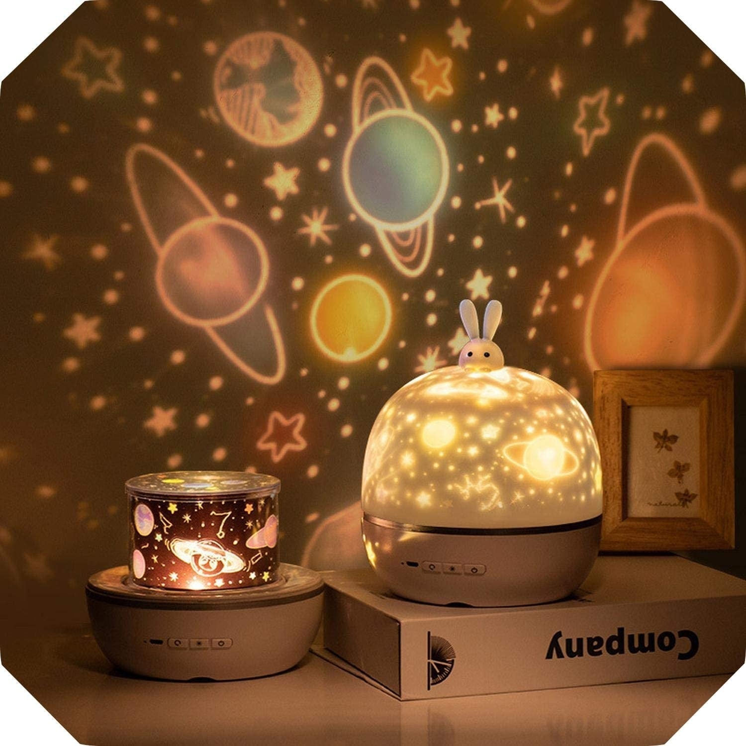 Starry Sky Projector Lamp & Speaker - bedroom lamp, bluetooth, decorations, galaxy, home decor