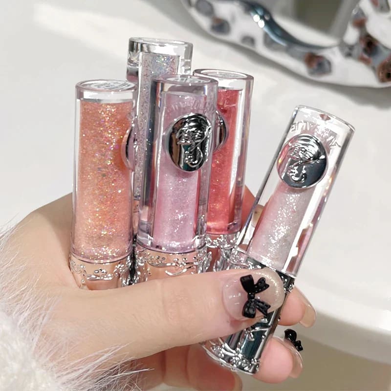 Kawaii subtle shimmer liquid glitter eyeshadow highlight