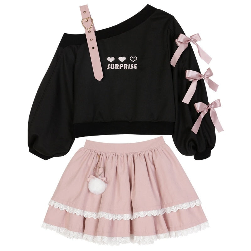 Surprise Me Pastel Goth Set - clothing