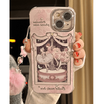 Coque iPhone Sweet Dancing Ballet Princess avec accessoires