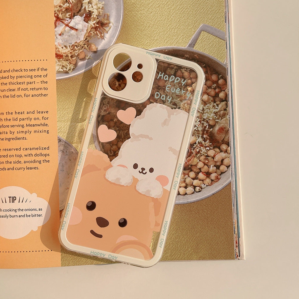 Teddy & Bunny Friends iPhone Case - apple iphone, apple iphones, gaming, iphone, iphone 13 Kawaii Babe