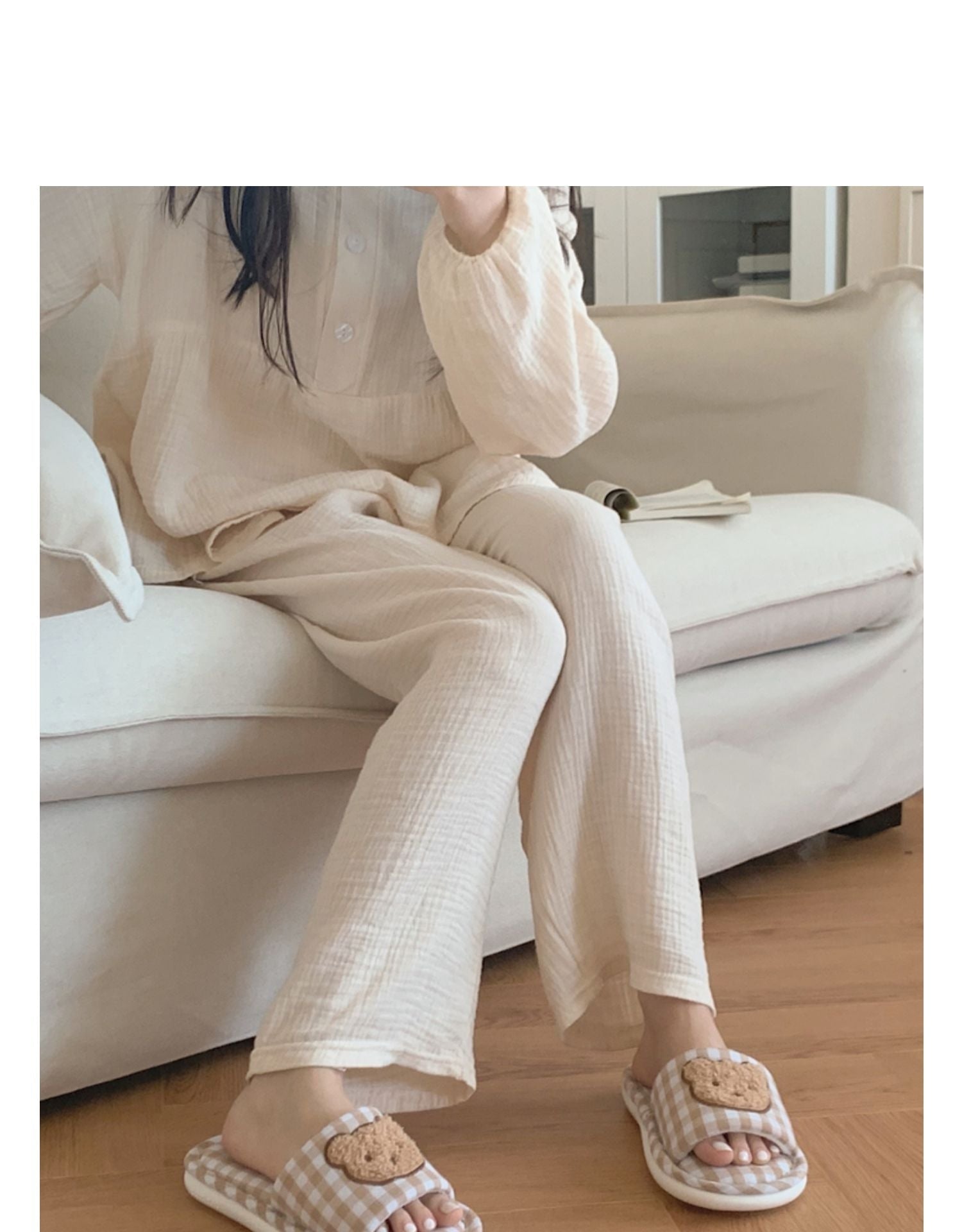 Teddy Indoor Slippers - bear, kawaii shoes, slipper, slippers, teddy Kawaii Babe