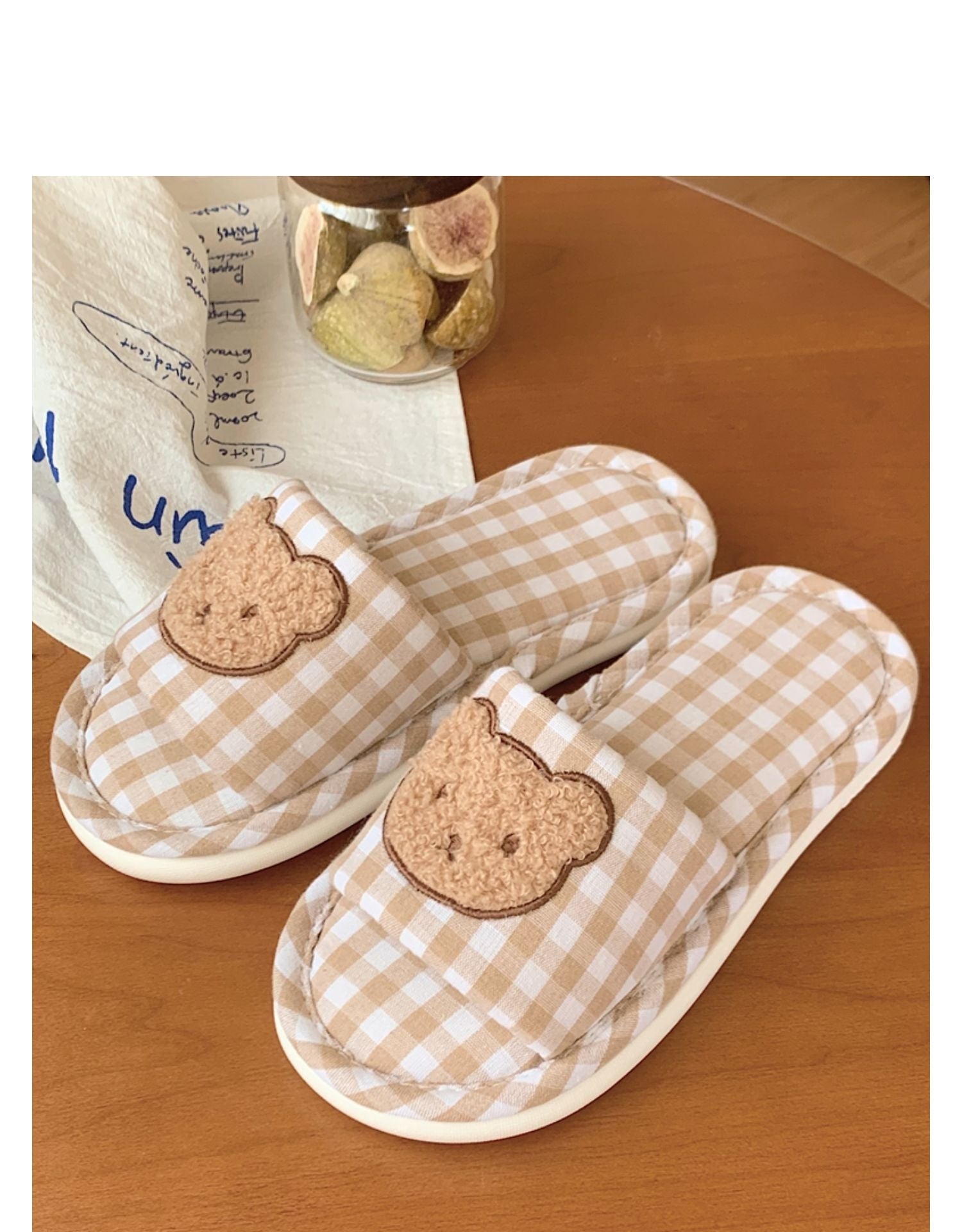 Teddy Indoor Slippers - bear, kawaii shoes, slipper, slippers, teddy Kawaii Babe