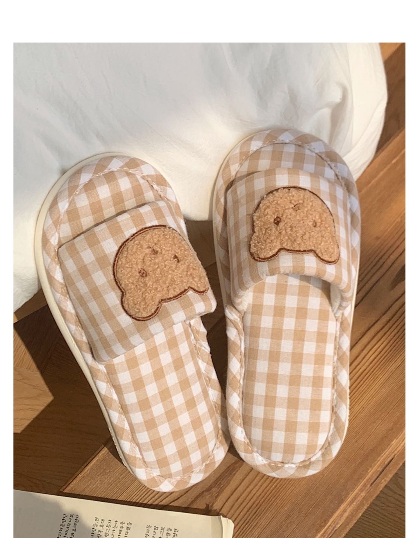 Teddy Indoor Slippers - bear, kawaii shoes, slipper, slippers, teddy Kawaii Babe