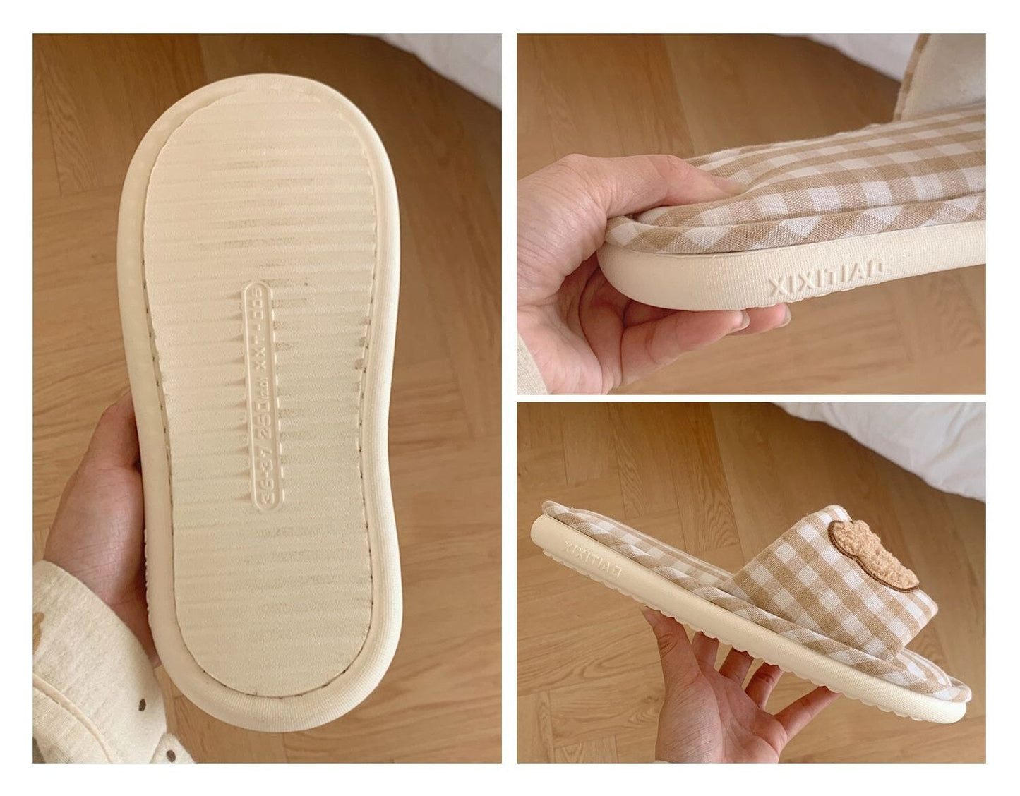 Teddy Indoor Slippers - bear, kawaii shoes, slipper, slippers, teddy Kawaii Babe