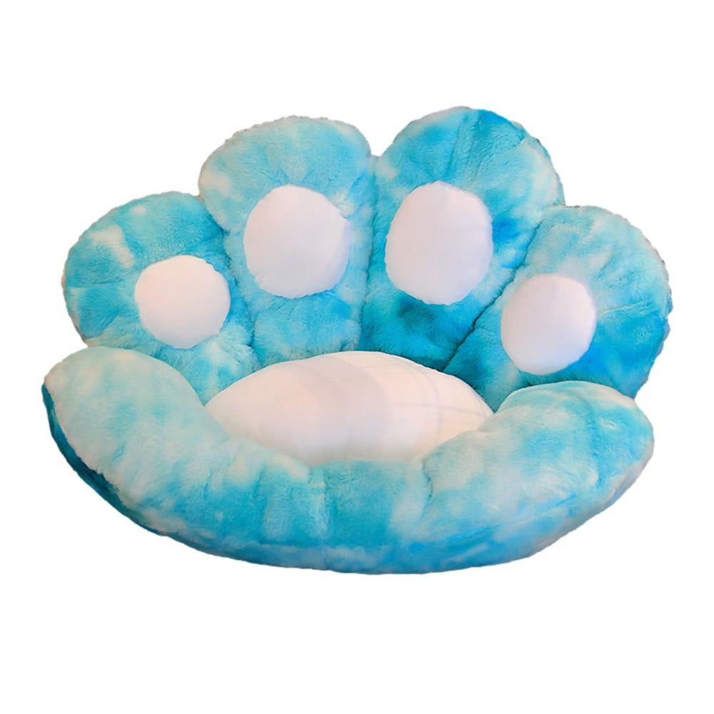 Tie-dye paw gamer chair cushion - cushions - gamer - gamers - pillow - pillows