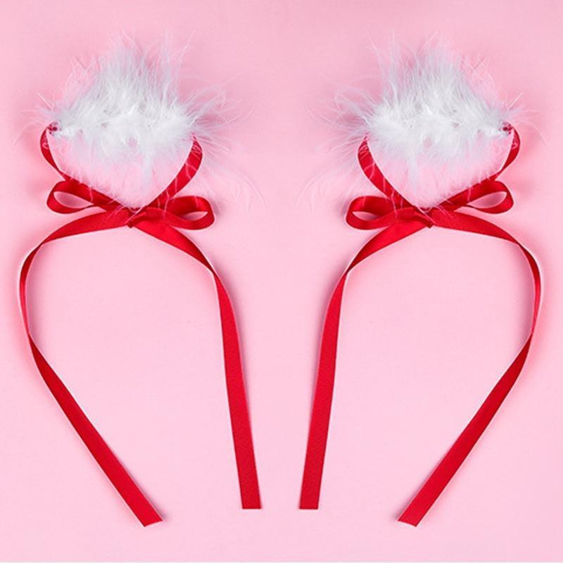 Tiny Reindeer Fishnet Lingerie - christmas, cosplay, costume, costumes, holiday