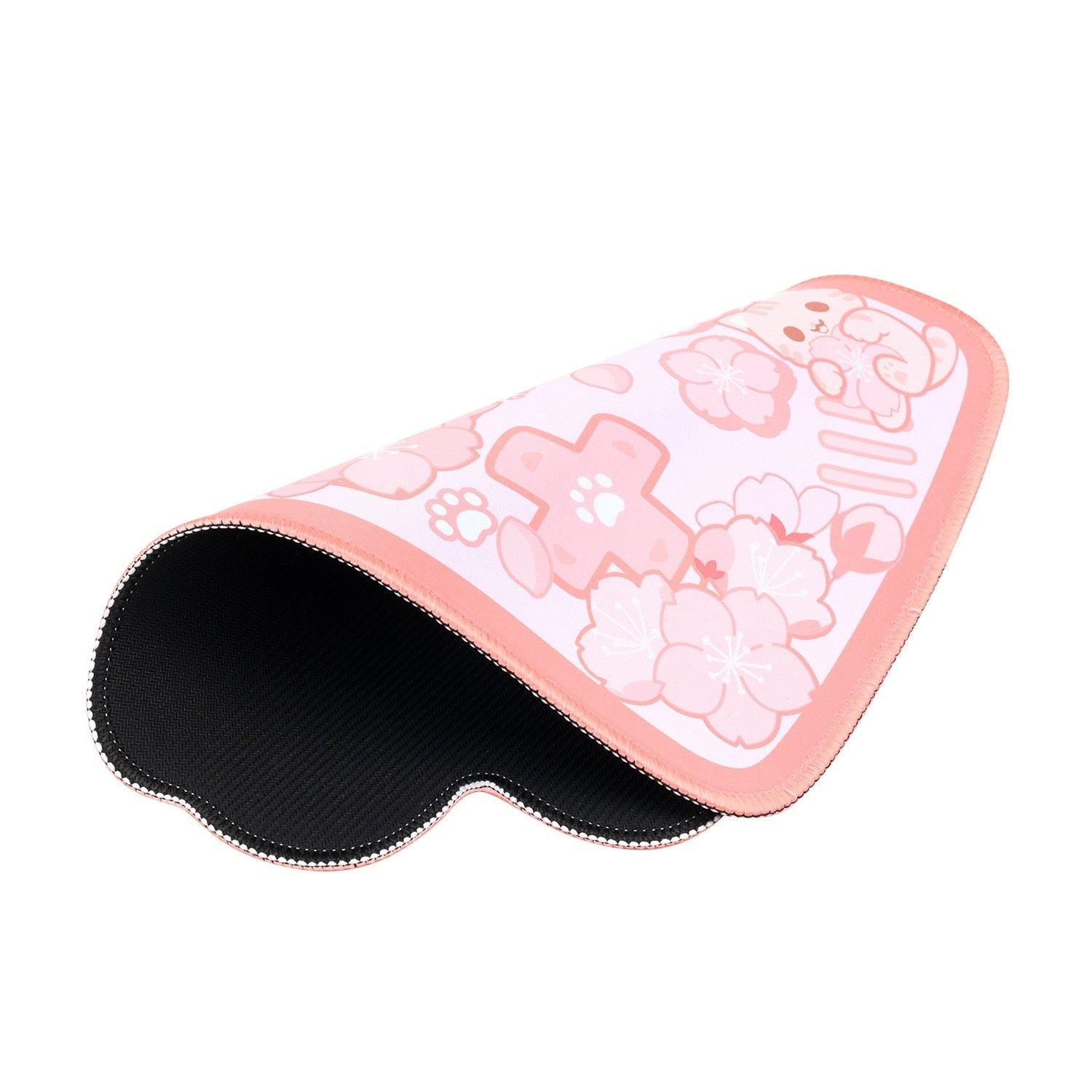 Tiny sakura neko mousepad - cats - cherry blossom - japanese style - kittens -