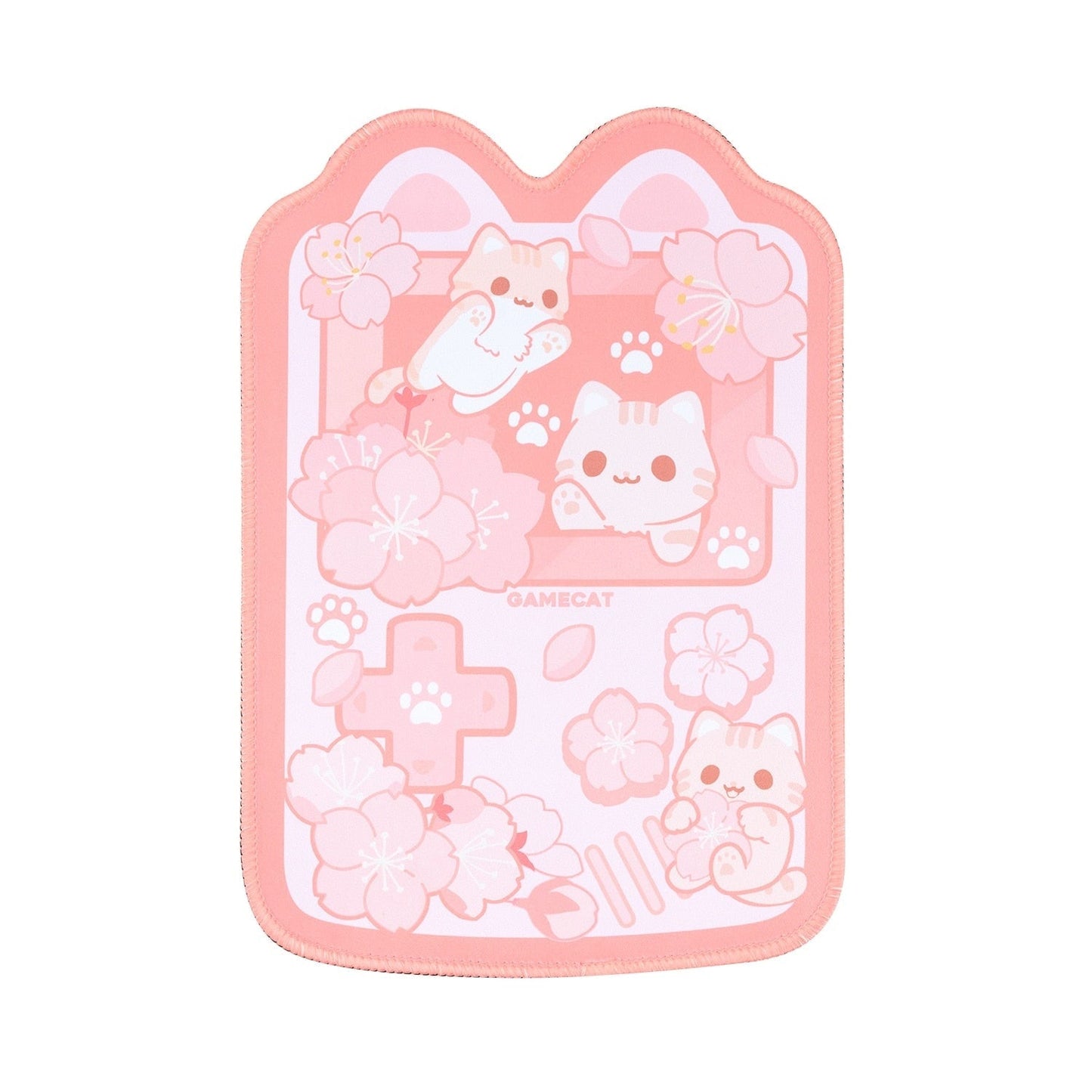 Tiny sakura neko mousepad - cats - cherry blossom - japanese style - kittens -