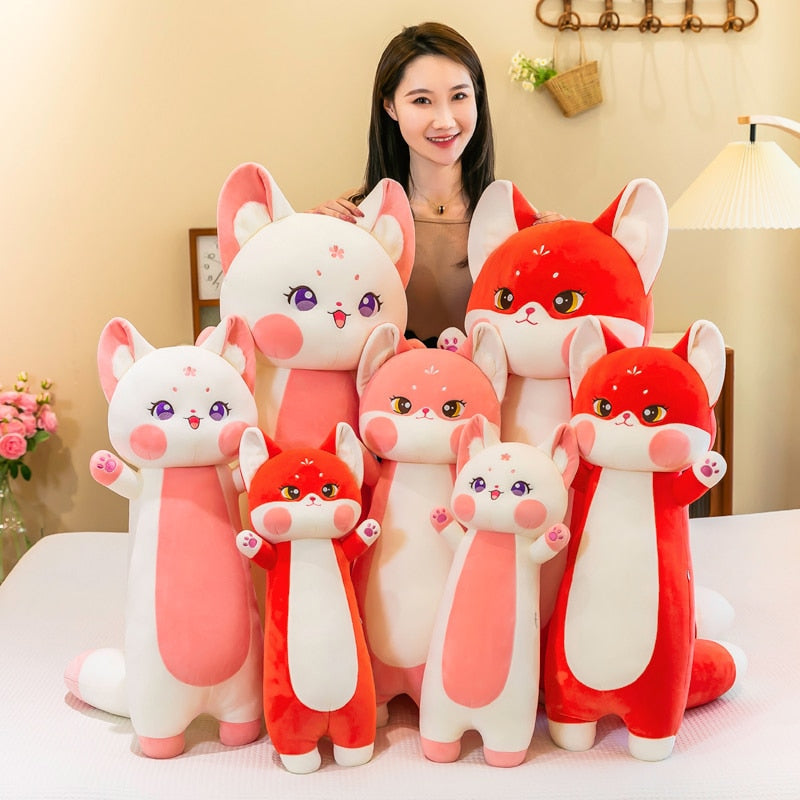 Towering kitten body pillows - cat plush - toys - plushies - stuffed animals