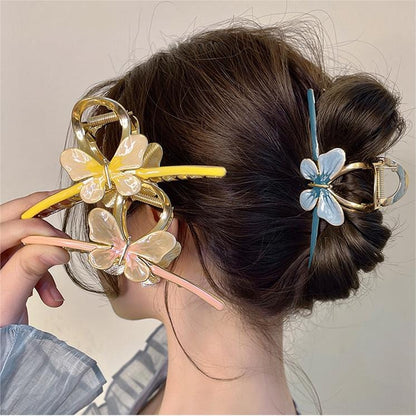 Trendy Colorful Butterfly Claw Clip Hair Clip