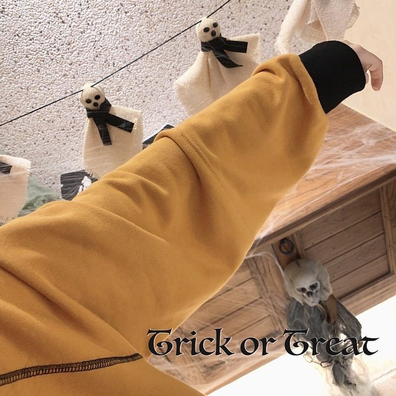 Trick or Treat Crewneck - crewneck, crewneck sweater, sweatshirt, sweatshirts, crewnecks