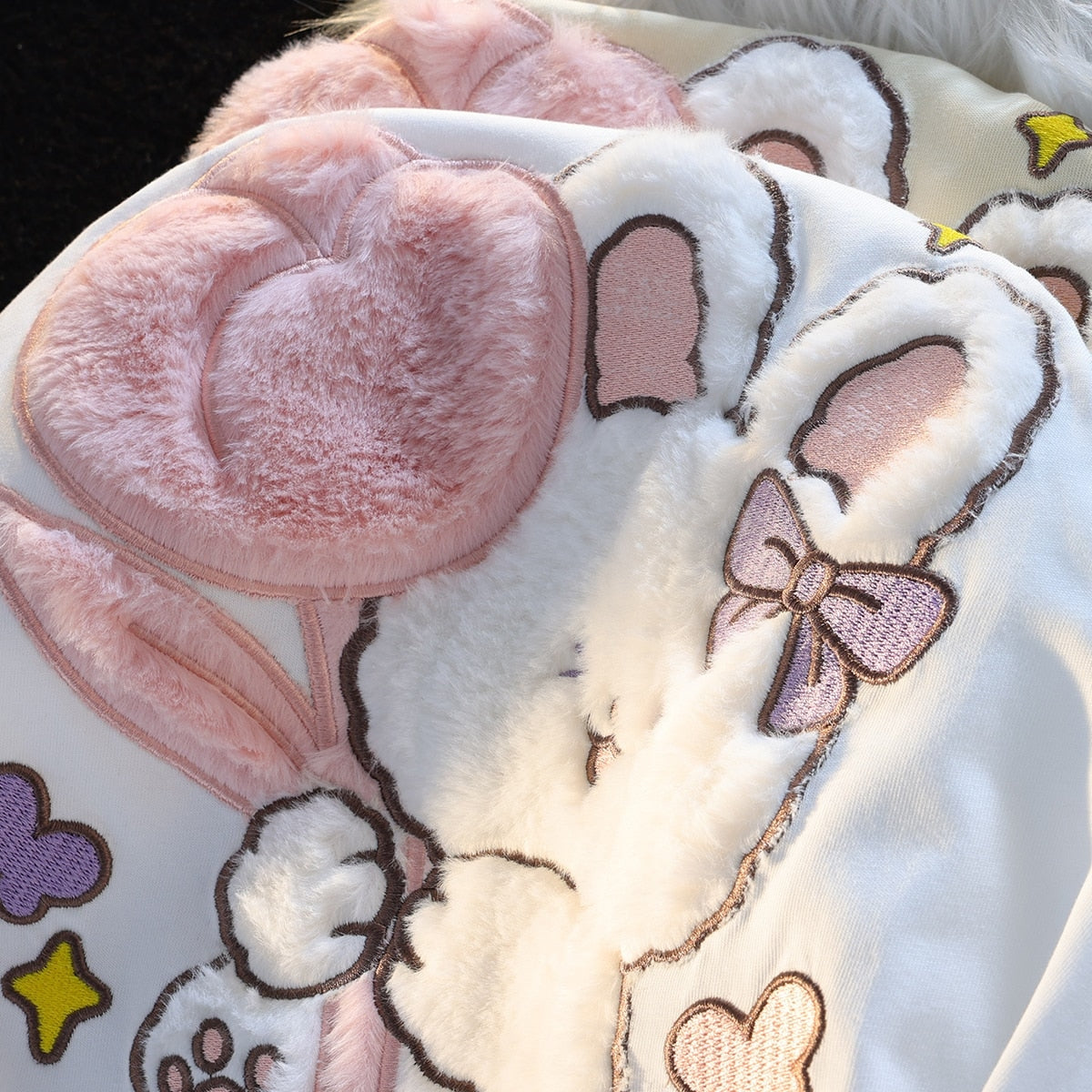 Tulip bunny fluffy tee - bunnies - bunny - rabbits - flowers - rabbit