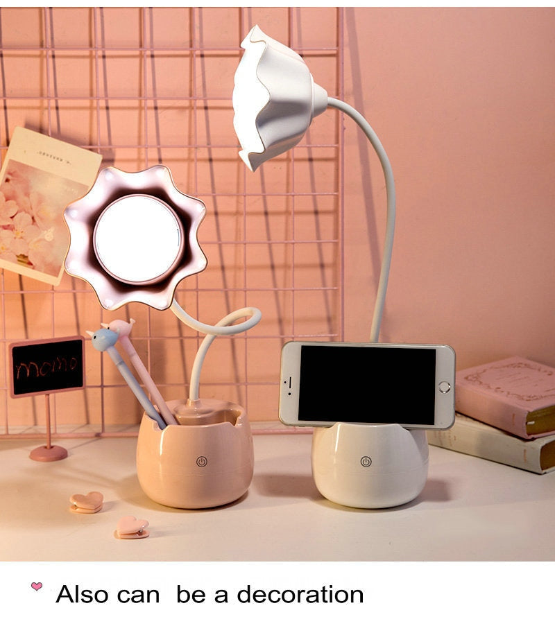 Tulip Desk Lamp - bedroom, bedroom decor, lamp, desk fairy kei