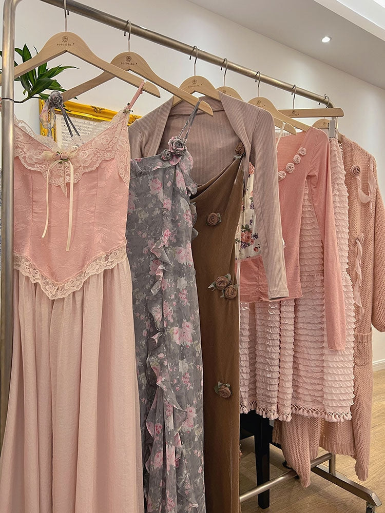 Velvet Fairycore Tank - coquette, cropped tank, dollette, fairycore, french nymphette