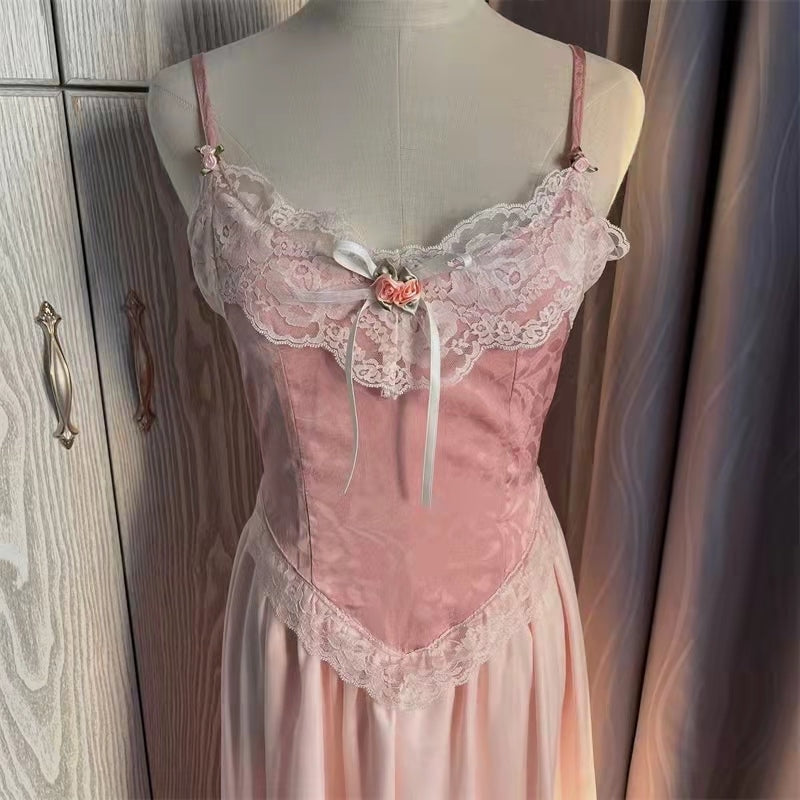 Velvet Fairycore Tank - coquette, cropped tank, dollette, fairycore, french nymphette