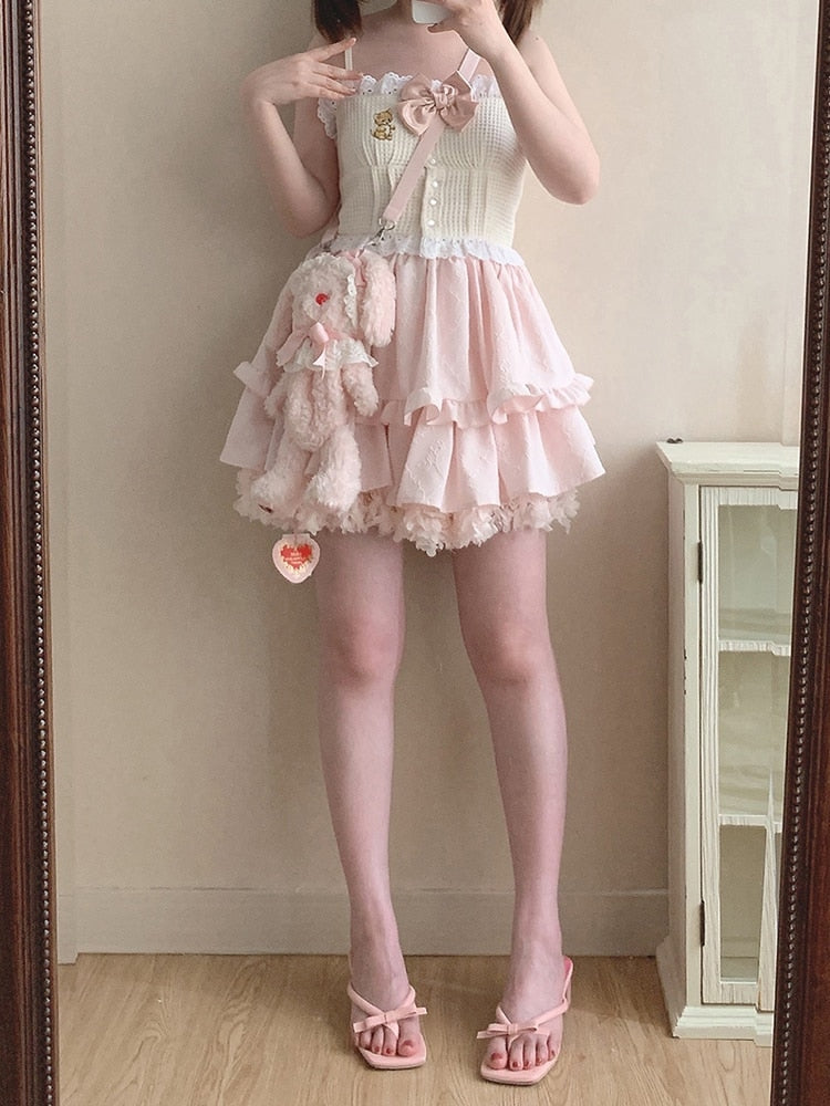 Vintage Kitten Plaid Cami - shirts Kawaii Babe