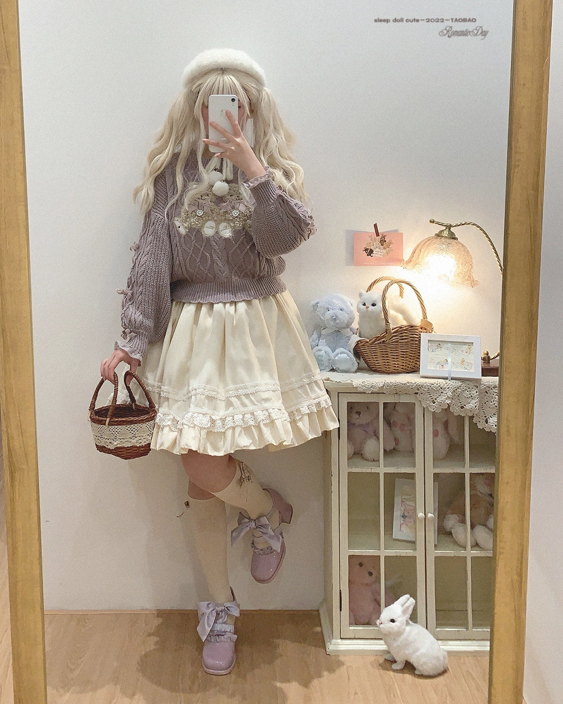 Vintage Teddy Knit Crewneck - bears, cardigan, knit, knitted, knitwear Kawaii Babe