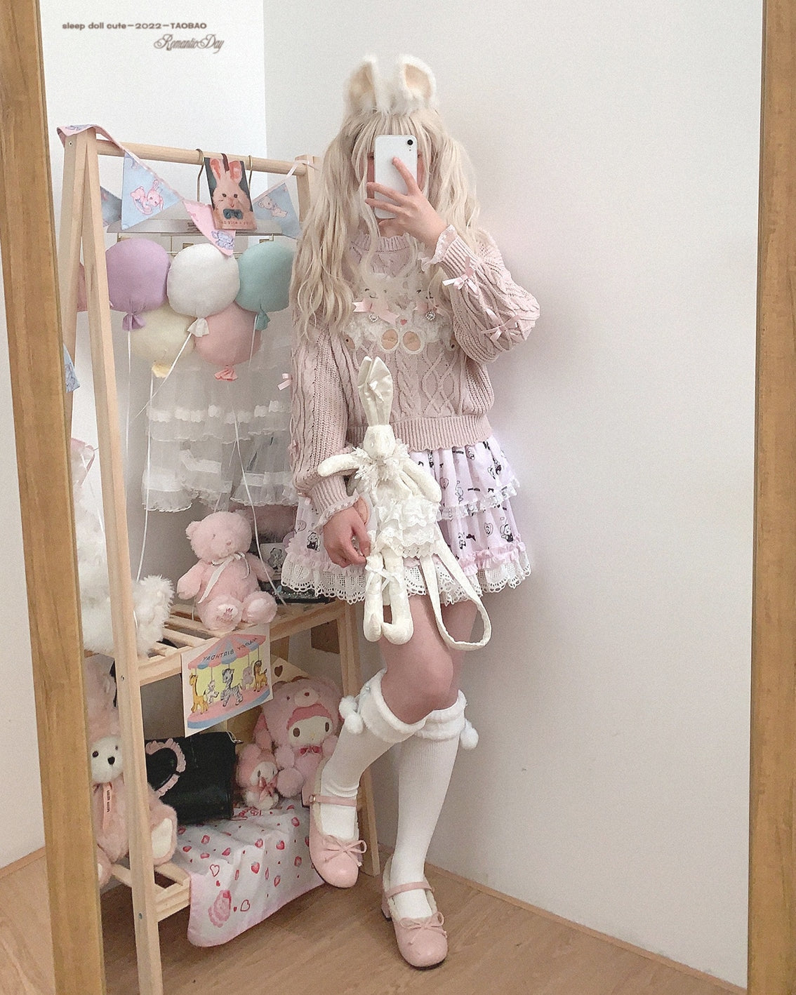 Vintage Teddy Knit Crewneck - bears, cardigan, knit, knitted, knitwear Kawaii Babe