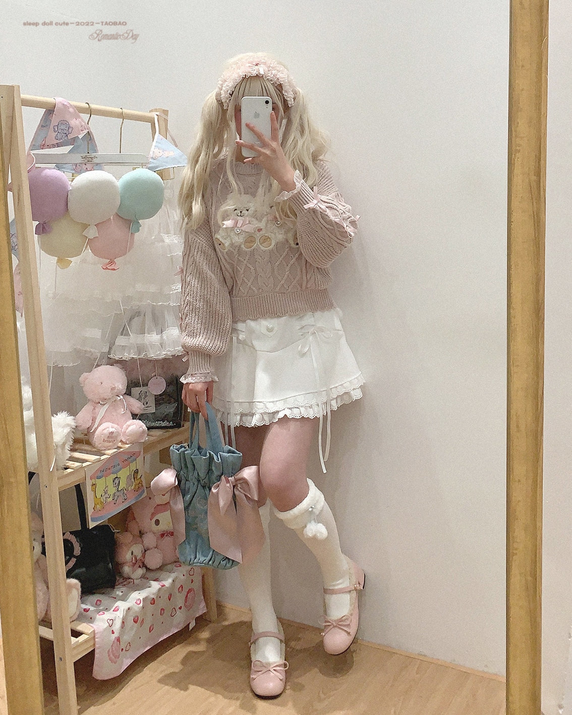 Vintage Teddy Knit Crewneck - bears, cardigan, knit, knitted, knitwear Kawaii Babe