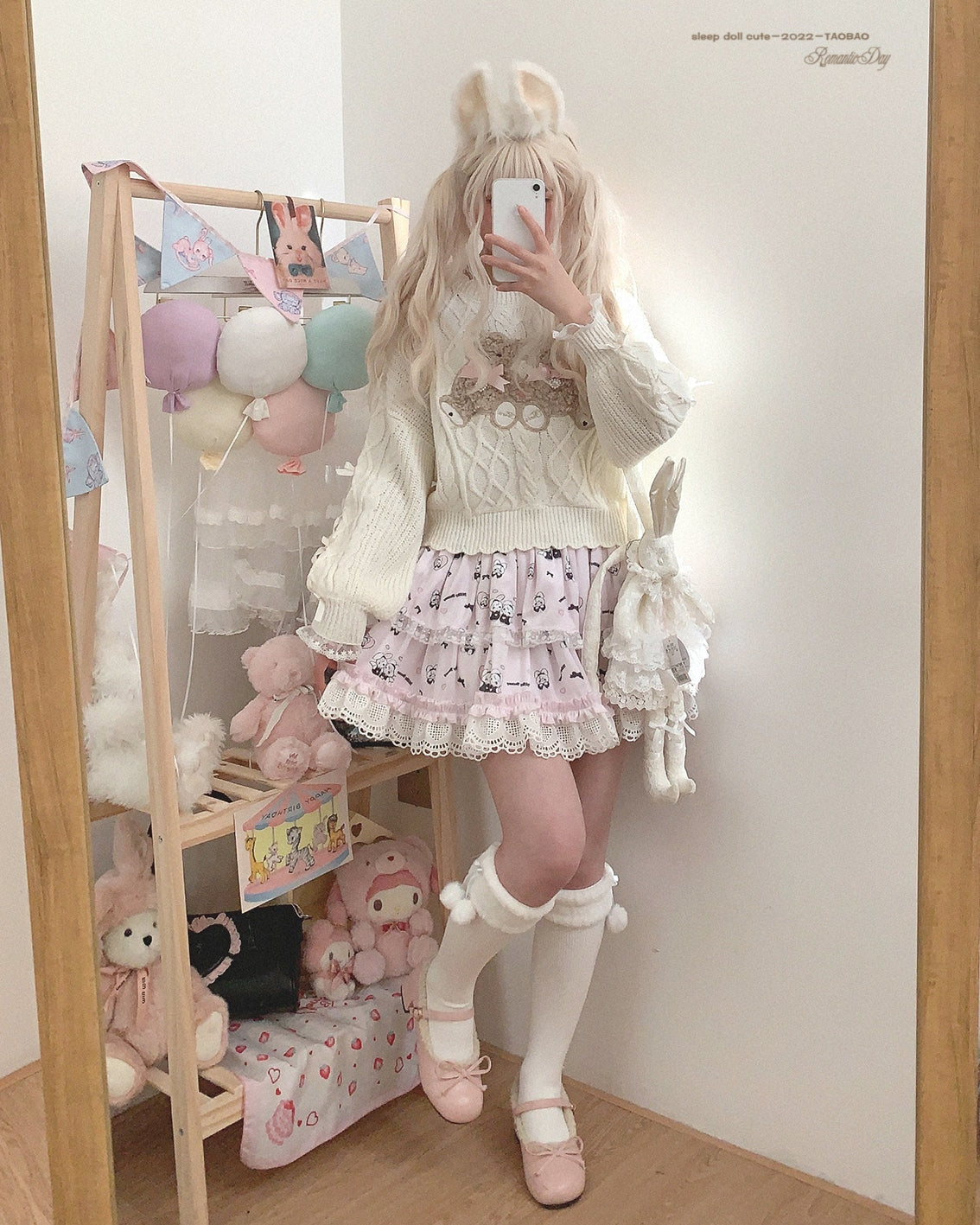 Vintage Teddy Knit Crewneck - bears, cardigan, knit, knitted, knitwear Kawaii Babe