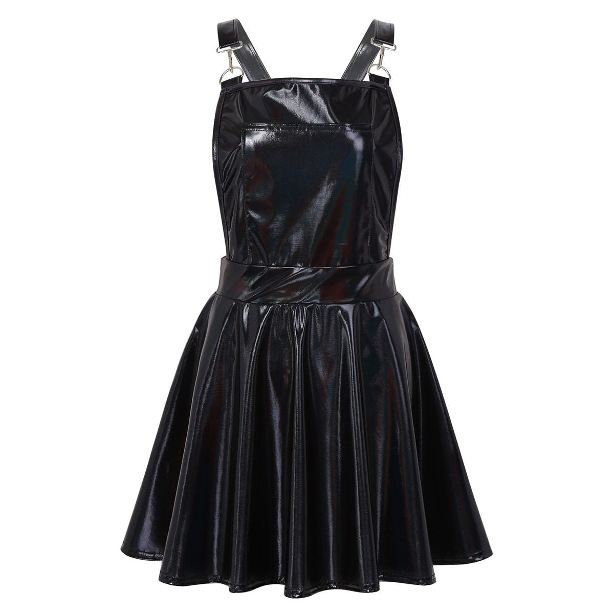 Vinyl princess jumpsuit - coveralls - dress - dresses - holographic - jumpers