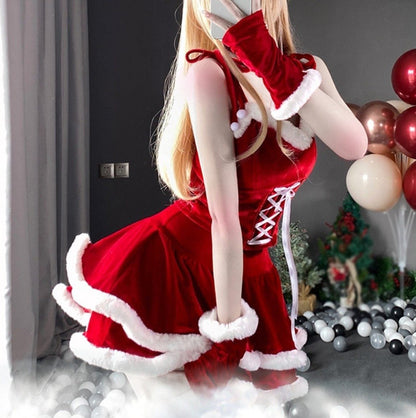 Winter Lolita Dress & Costume Set - christmas, christmas costume, cosplay, costumes, dresses
