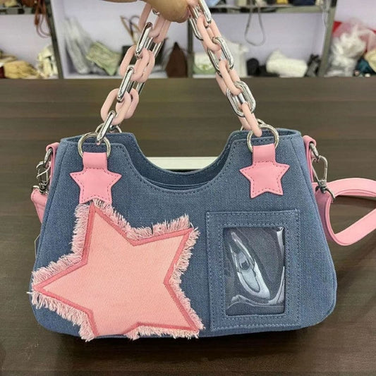 Y2K Denim Handbag - Lovesickdoe