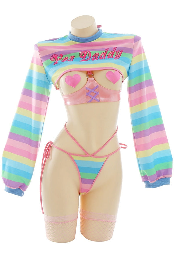 Yes daddy rainbow set - cosplay - cosplayer - cosplaying - daddy - fairy kei